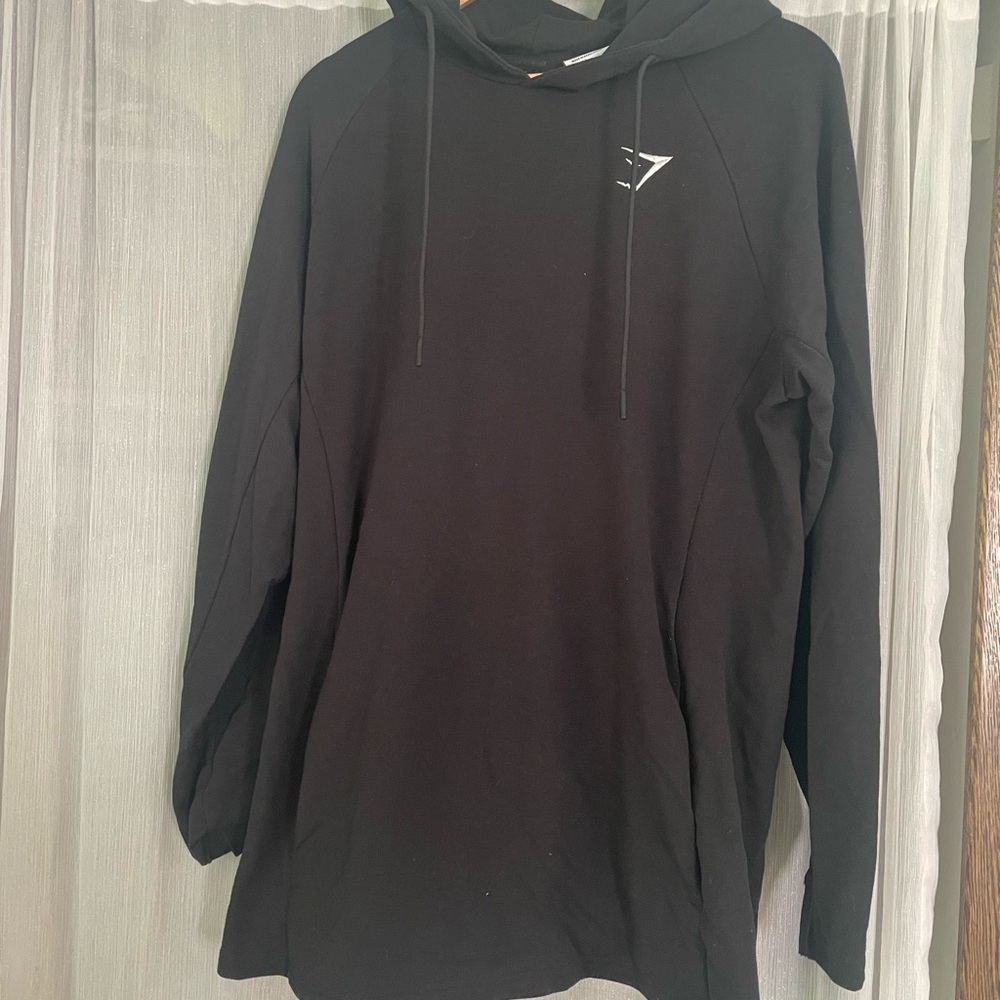 Gymshark Black Hoodie with Logo